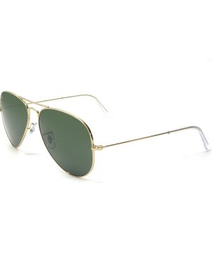 Lentes De Sol Aviator gold Verde Rb3026 014/51 L2846 62