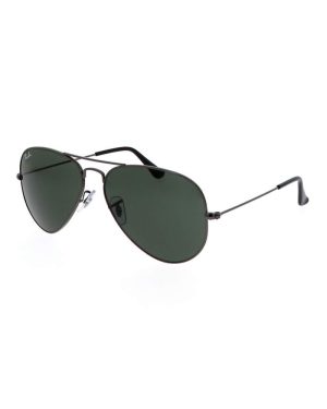 Lentes De Sol Aviator Gris Grafito Rb3025 W0879 58-14