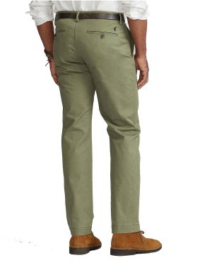 Pantalón Polo chino strech slim fit beige recto elástico
