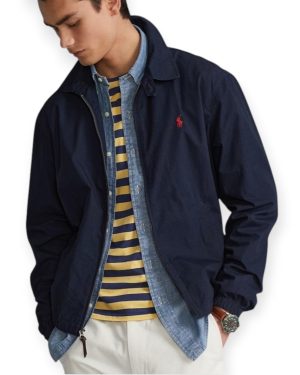 Campera Chaqueta Bayport Polo Algodón negro Importada azul