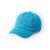 Gorra polo visera de algodón logo clásico color azul