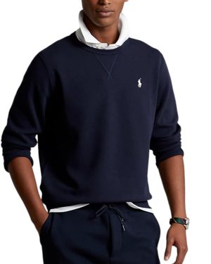 Suéter Polo de punto doble Sweater buzo Cuello Base azul