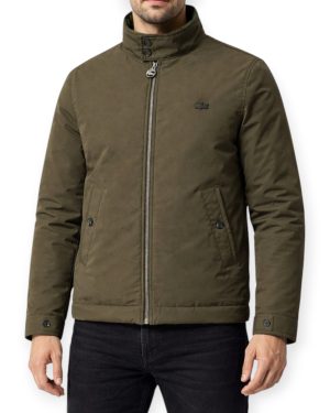 Campera de Lona Técnica Impermeable con Forro Térmico Interior verde