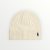Gorro Polo Unisex de Tejido Suave Cable-Knit con Logo Bordado - Crema